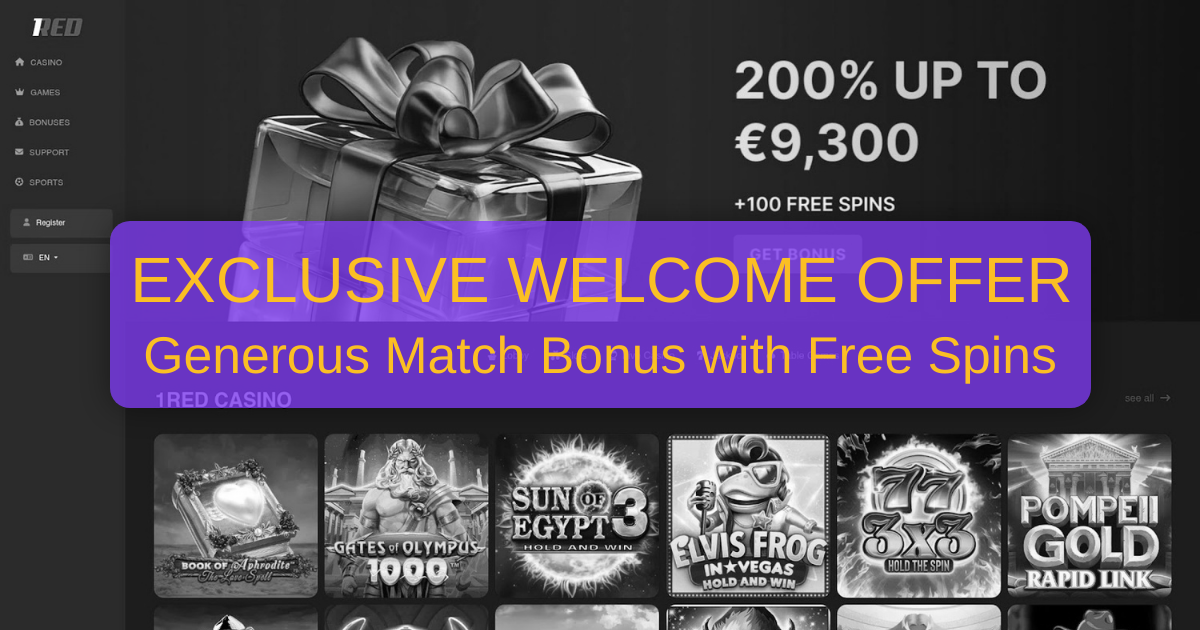 1Red Casino: The Online Casino Built for Canadian Players